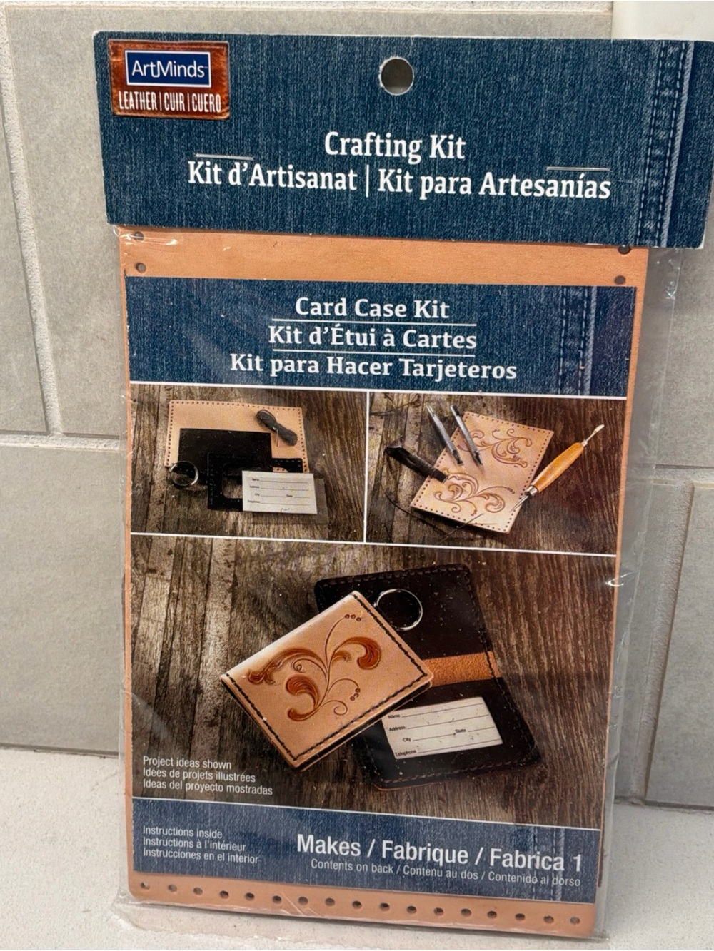ArtMinds Card Case Leathercraft Kit New